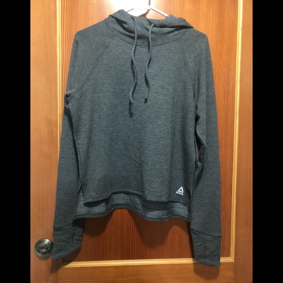 Reebok Tops - Reebok Super Soft Cropped Popover Hoodie